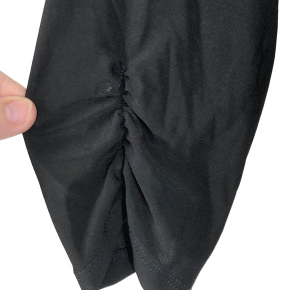 Naïf Women Plus SZ 1x Knee Length Tunic Dress 2 in 1 w/Black over Chevron Print - Picture 5 of 6